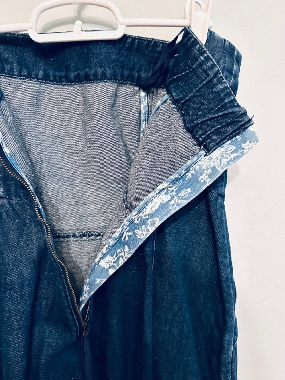 Anthropologie Holding Horses Strapless Denim A-Line Dress WITH POCKETS! - Picture 4 of 9